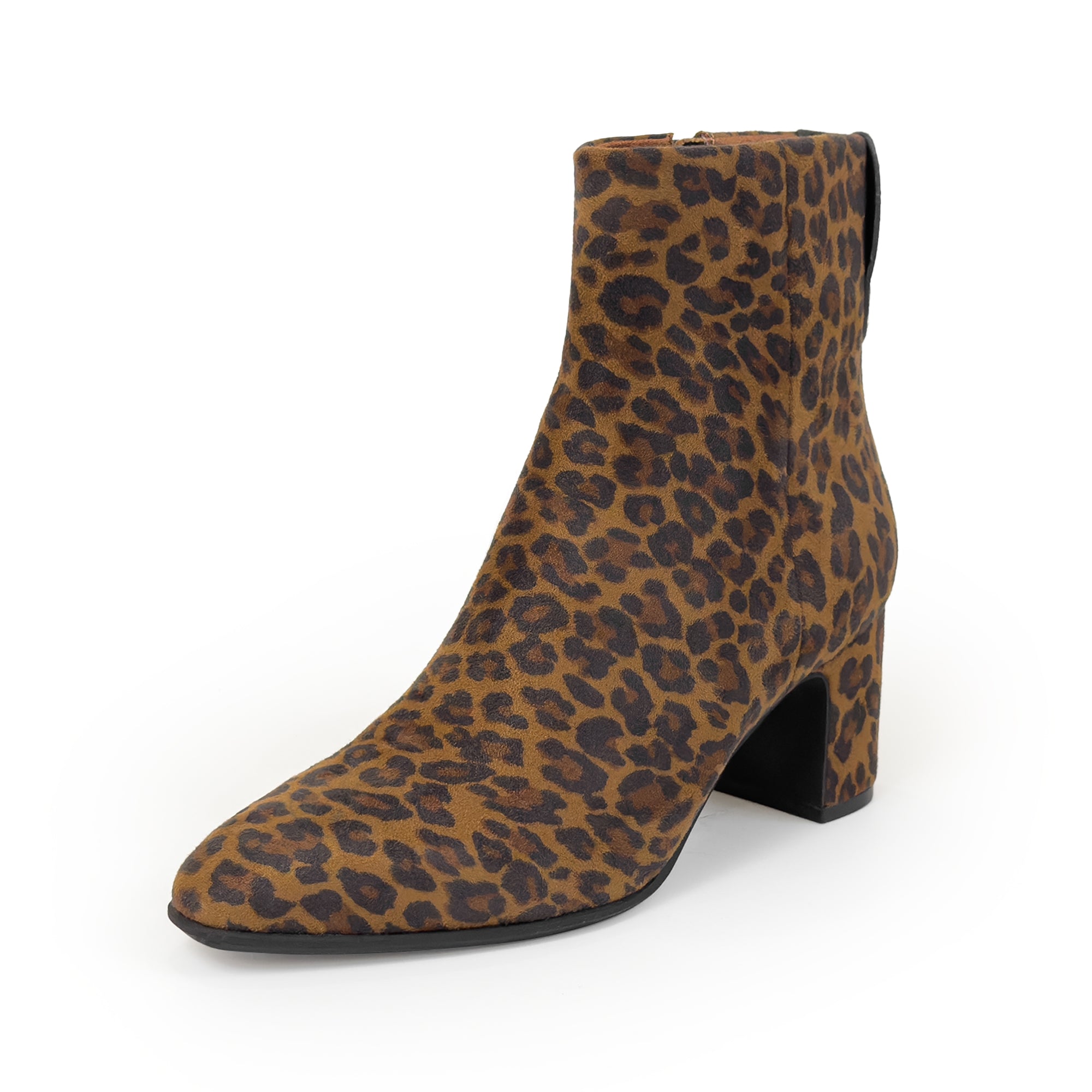 Mari | Tan Multi Faux Leopard Suede