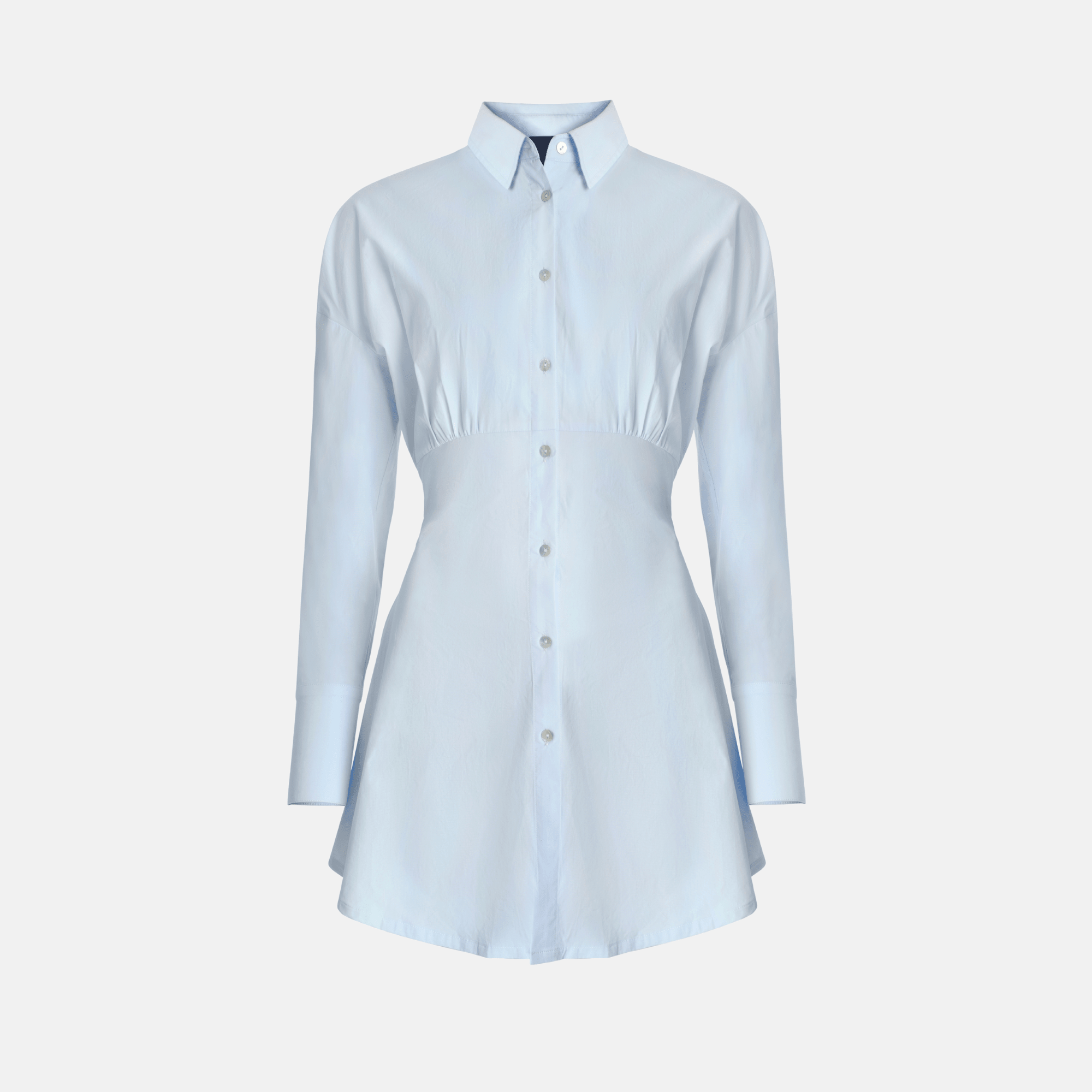 OW Collection ELIA Shirt Dress Dress 026 - Blue