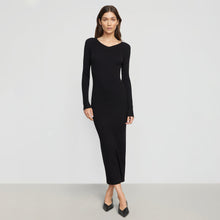 Renee | Elizabeth Zipper-Sleeve Ribbed Dress in Size Small
