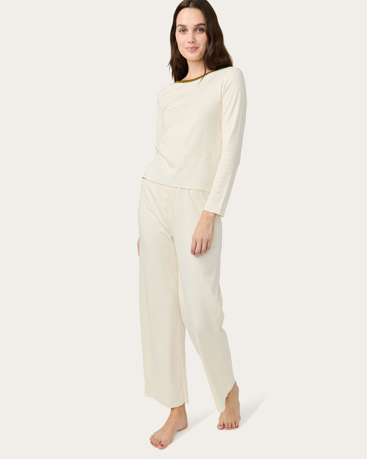 Womens | Ellie PJ Set | Ivory