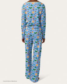 Womens | Fellow Ozians Long PJ Set x Wicked | Azure
