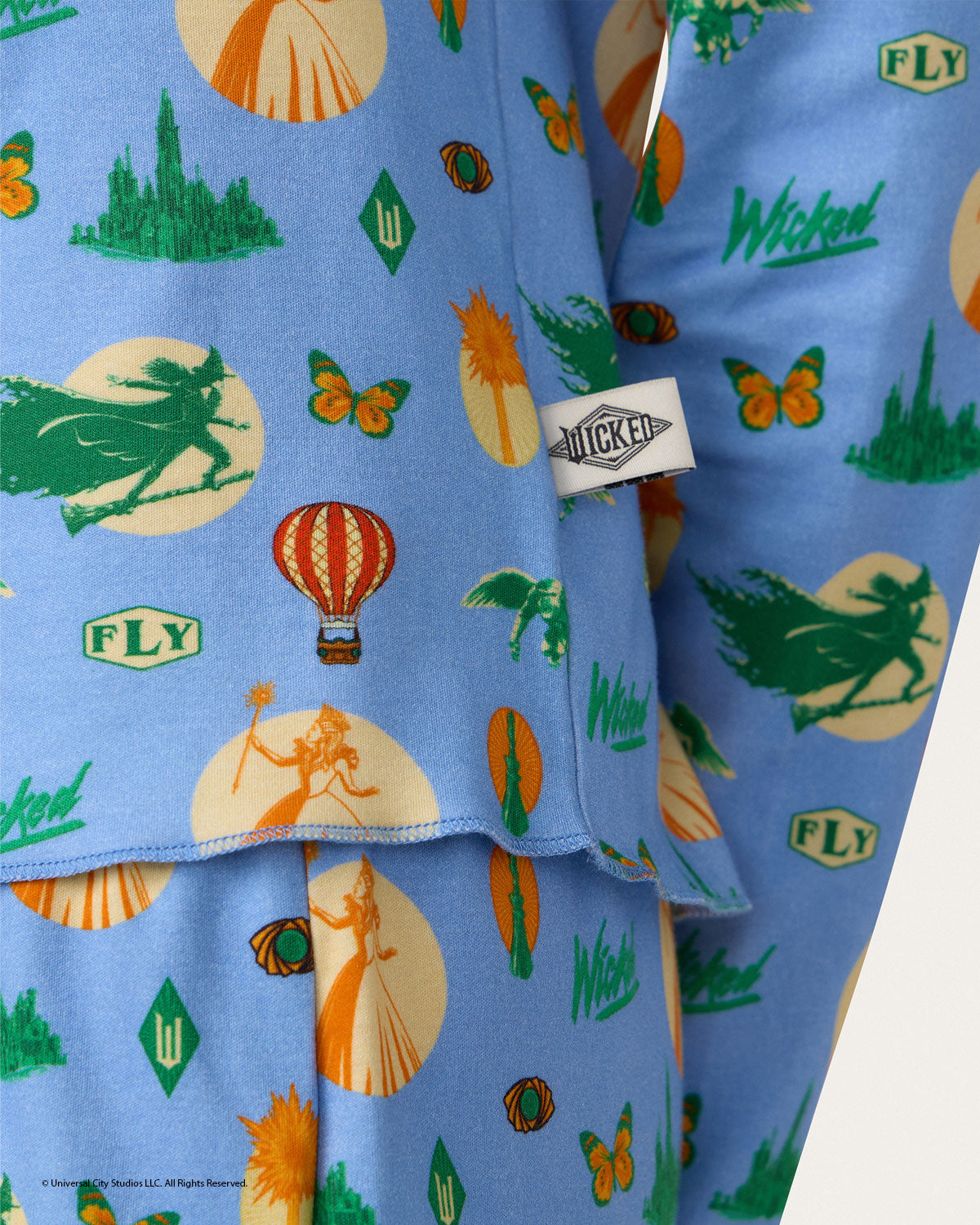 Womens | Fellow Ozians Long PJ Set x Wicked | Azure