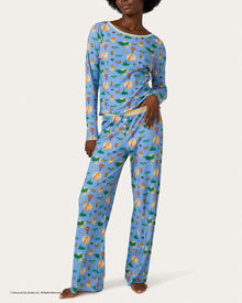 Womens | Fellow Ozians Long PJ Set x Wicked | Azure