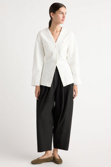Karolina | Emmett Cinch-Waist Denim Jacket in Size Extra Small