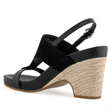Mackenzie Sandal Dress Platform | Black Suede