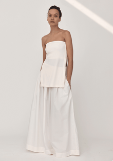 Rib Tube Top | Ivory