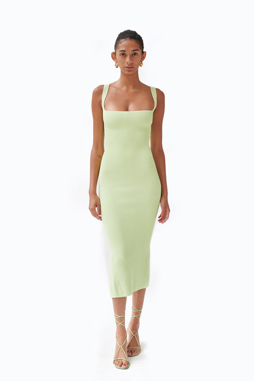 Etia Dress - Butterfly Green - Ronny Kobo