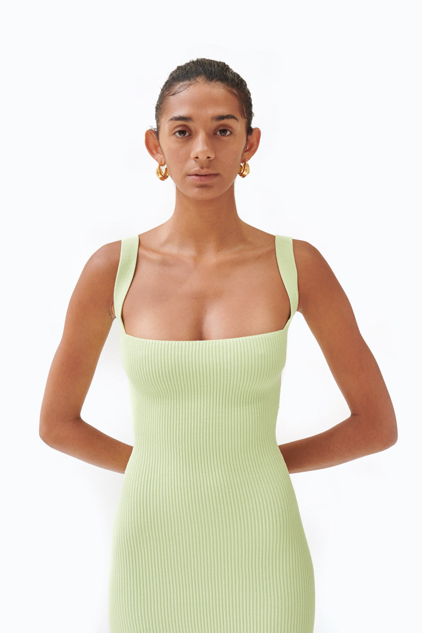 Etia Dress - Butterfly Green - Ronny Kobo