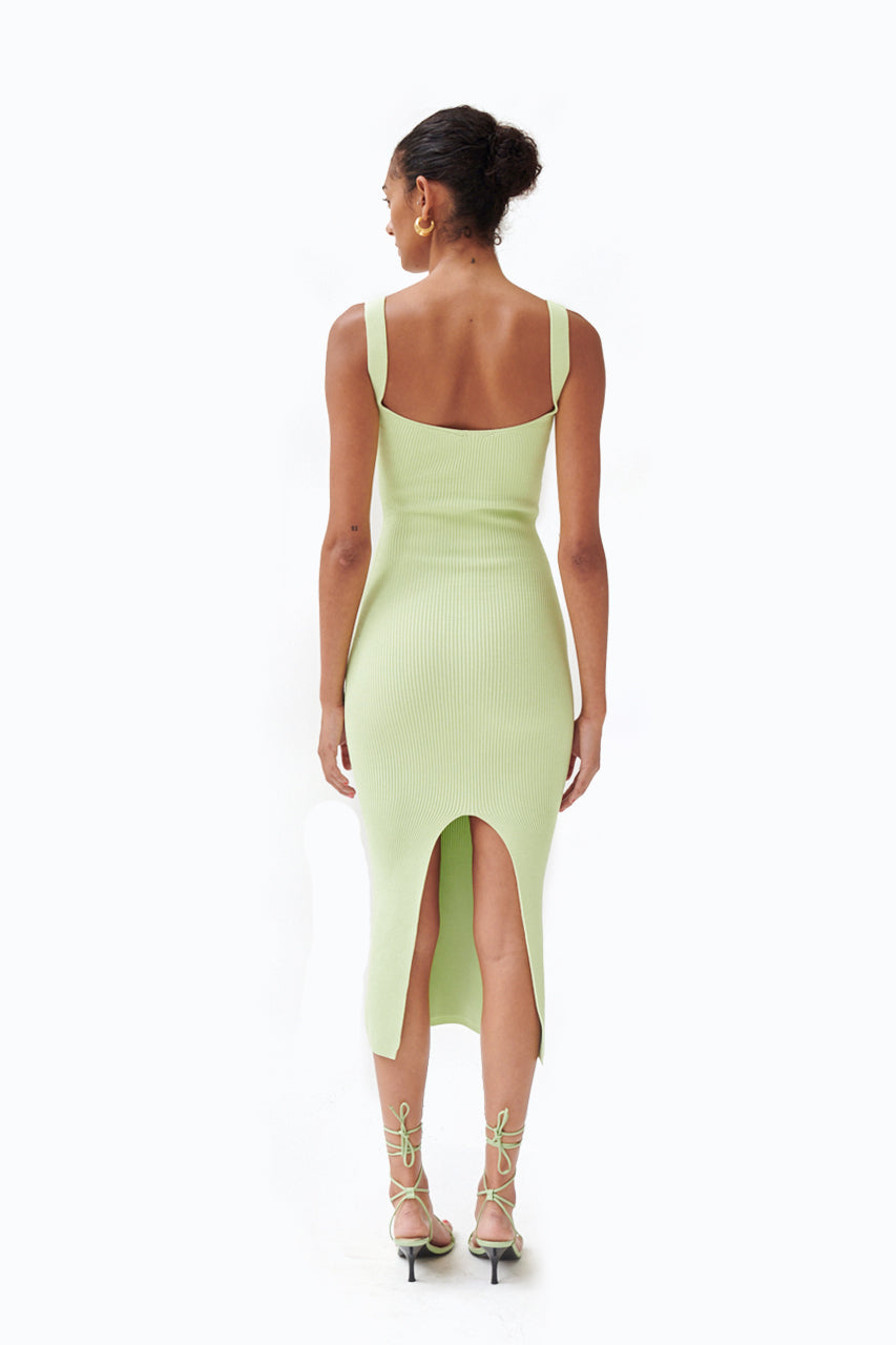 Etia Dress - Butterfly Green - Ronny Kobo