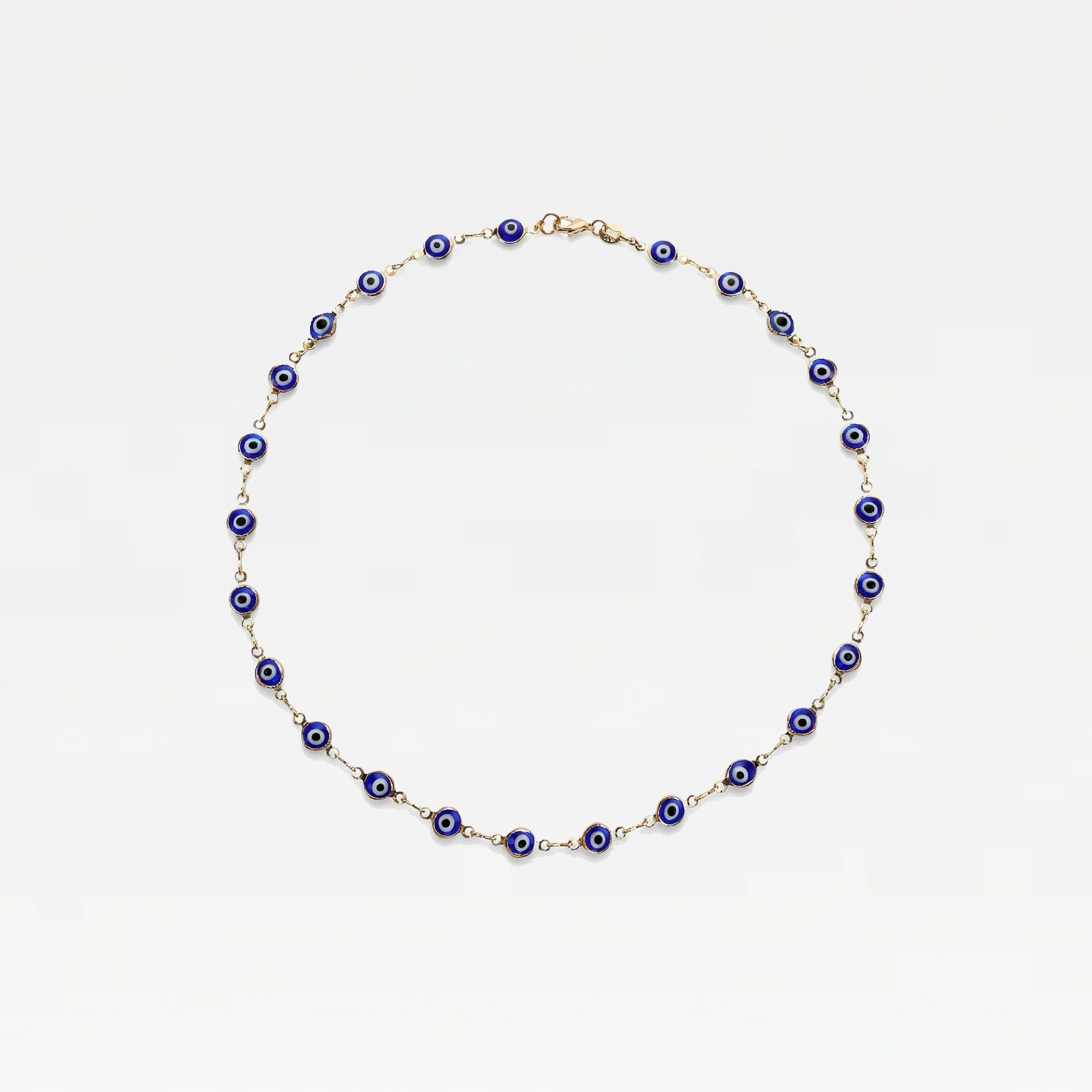 The Evil Eye Link Necklace | 18Kt Gold Filled