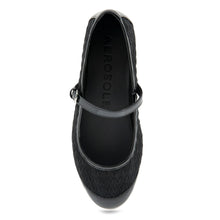 Baylee Casual Flat | Black Mesh Fabric