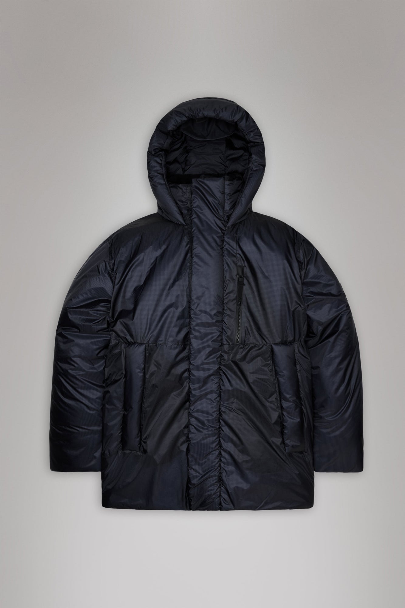 RAINS Torna Insulated Long Jacket Navy Jacket