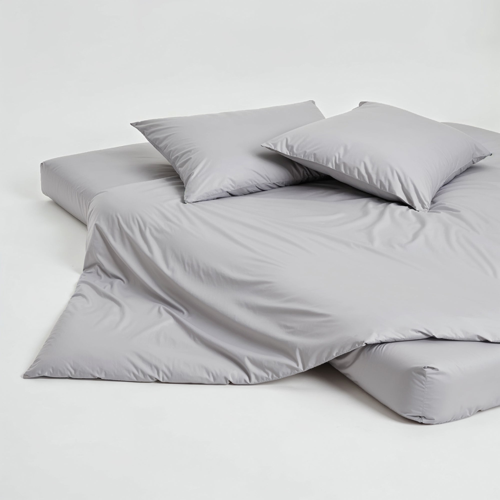 Luxe Australian Sateen Duvet Cover | Twin/Twin XL | Light Gray