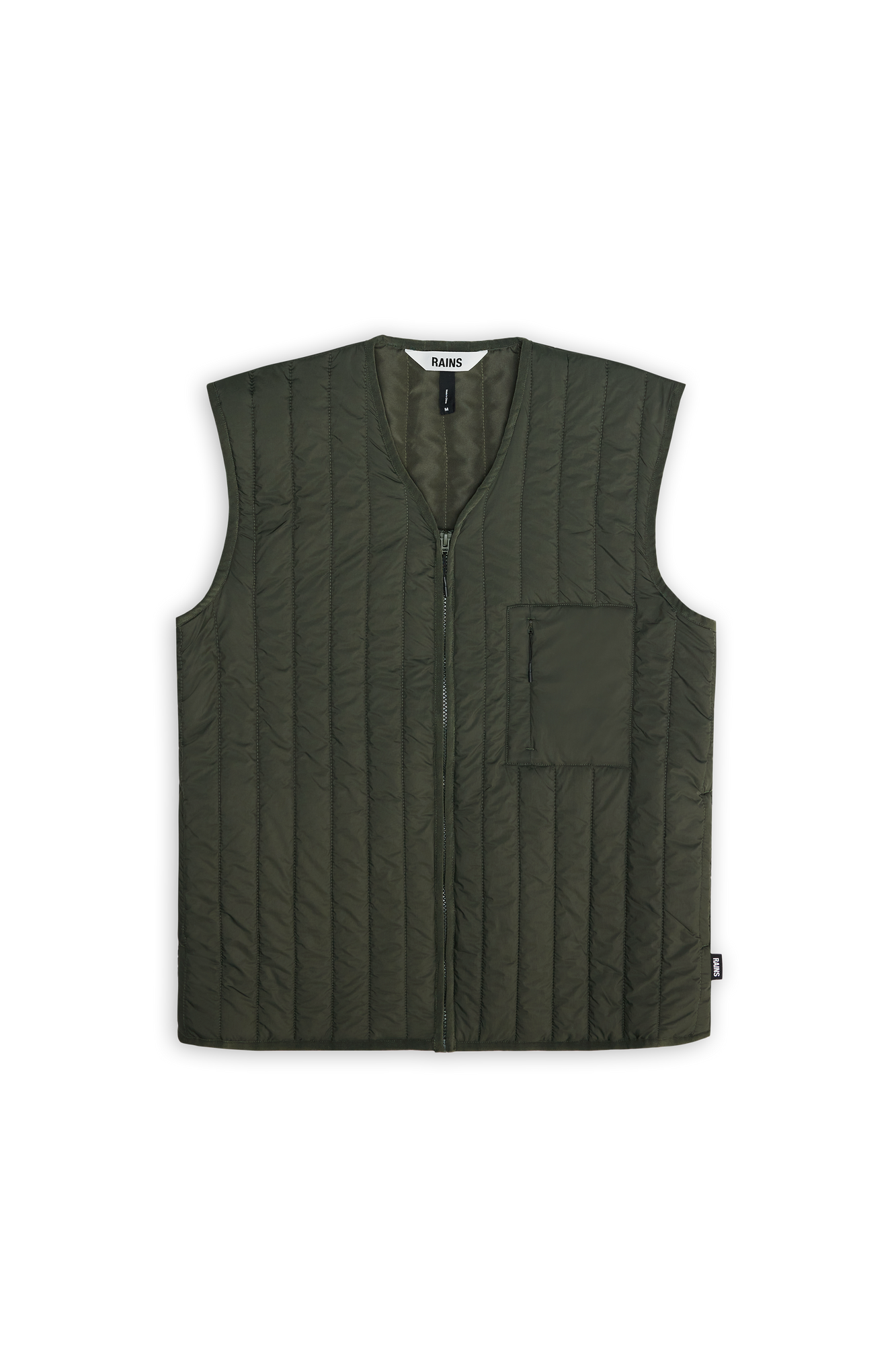 RAINS Banja Liner Vest Green Vest