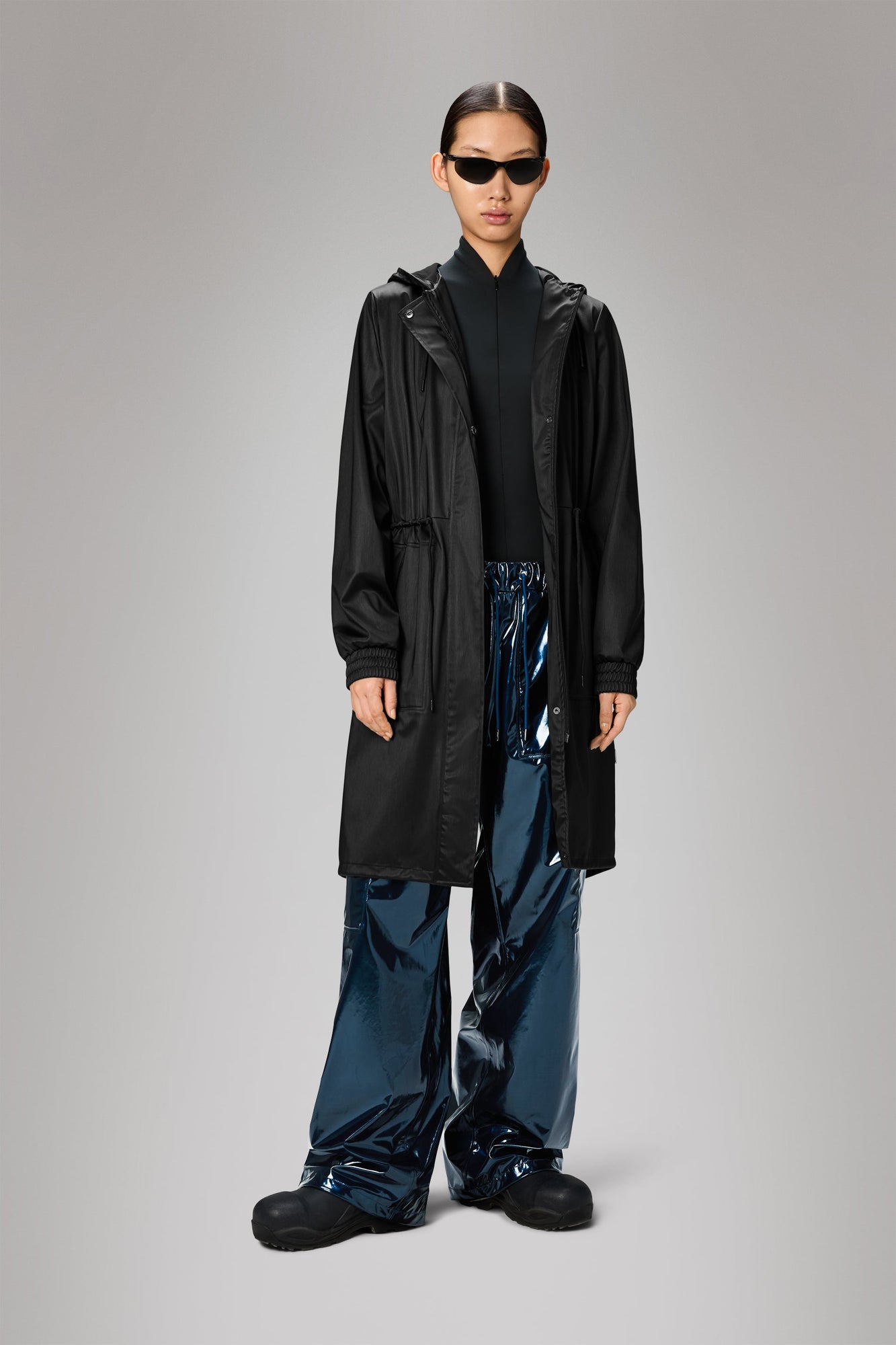 Womens | String W Parka | Black Grain