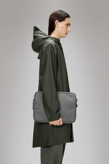 RAINS Trail Laptop Case 13â€³/14â€³ Grey 2.20L H25 x D2.50 x W35 cm Laptop Case