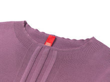 Silky Knitted Top | Purple