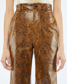 Womens | Philine Straight Leg Pants | Multi Faux Animal