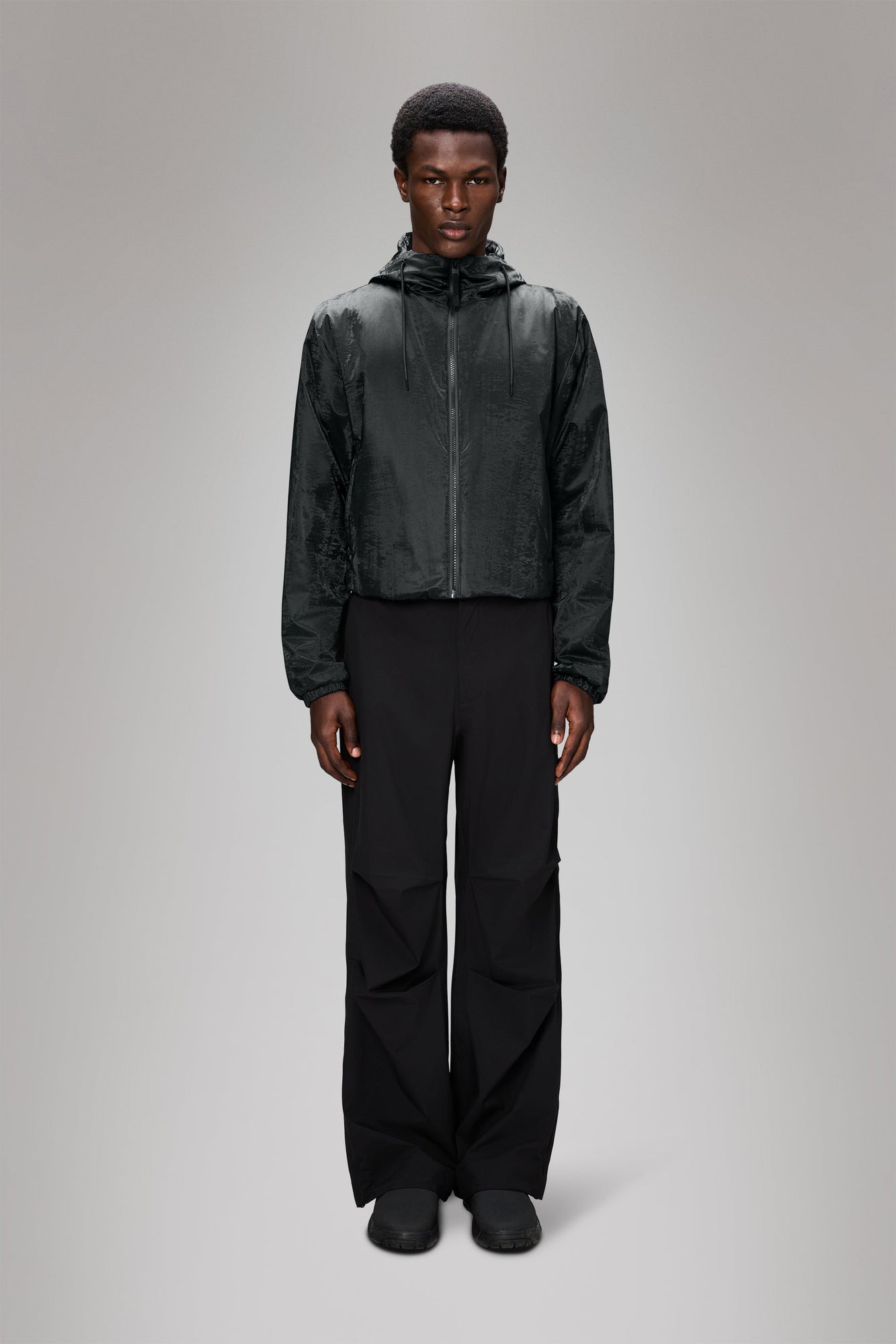 RAINS Lohja Short Insulated Jacket Coal Jacket