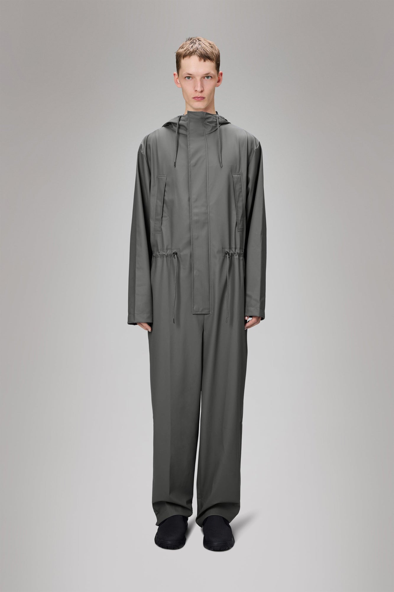 RAINS Jumpsuit Regular Grey Jumpsuit