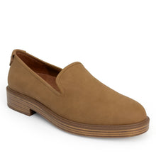 Poisy Tailored Loafer | Tan Faux Tumbled Nubuck