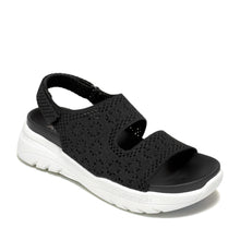 Helsea Sandal Sport | Black Lace Knit