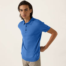 Mens | Featherweight Pima Cotton Polo | Blue
