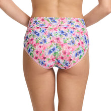 Signature Lace French Brief | Paint And Pour (White)