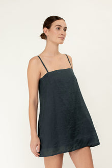Faye Mini Dress | Petrol