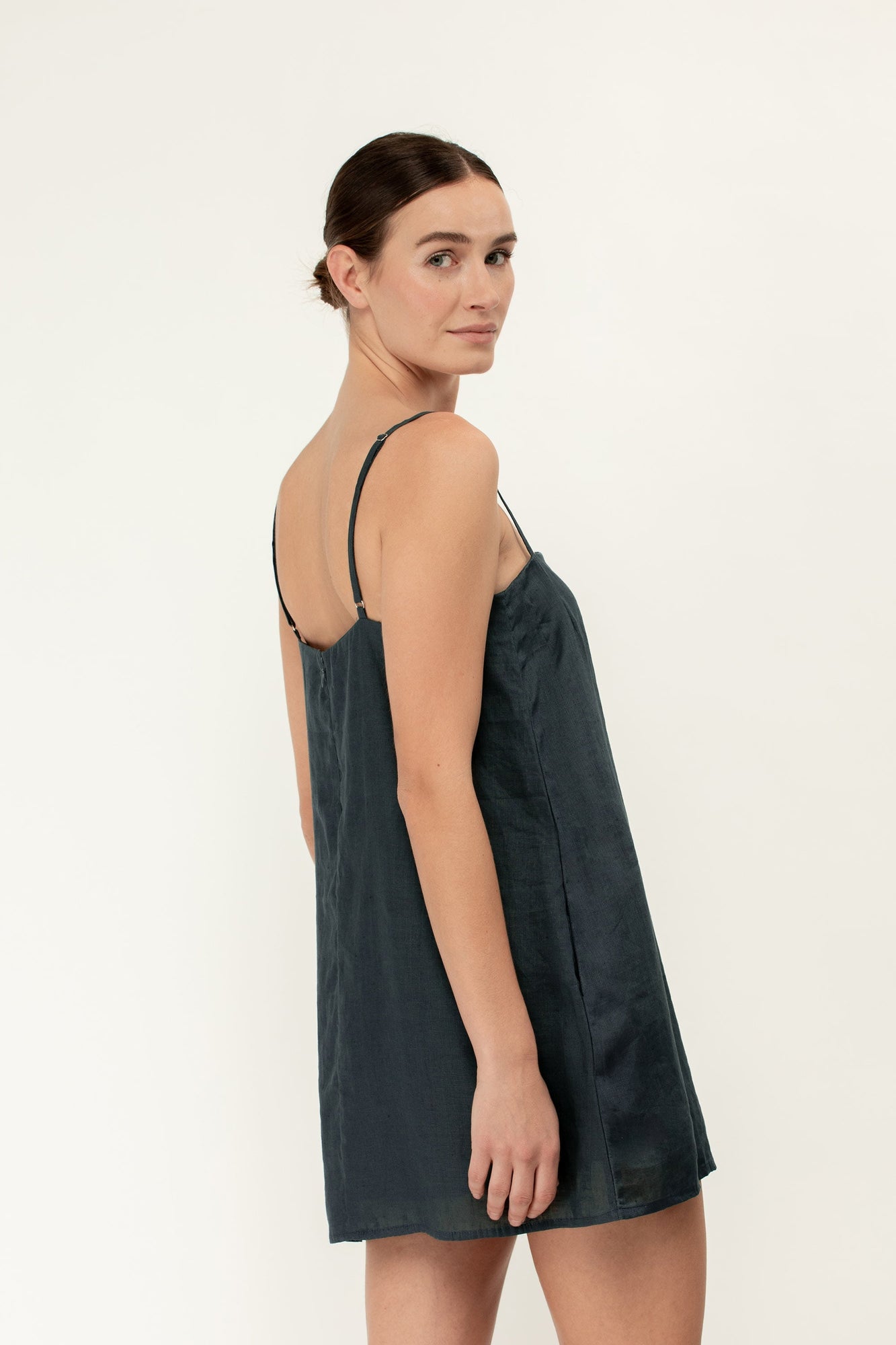 Faye Mini Dress | Petrol