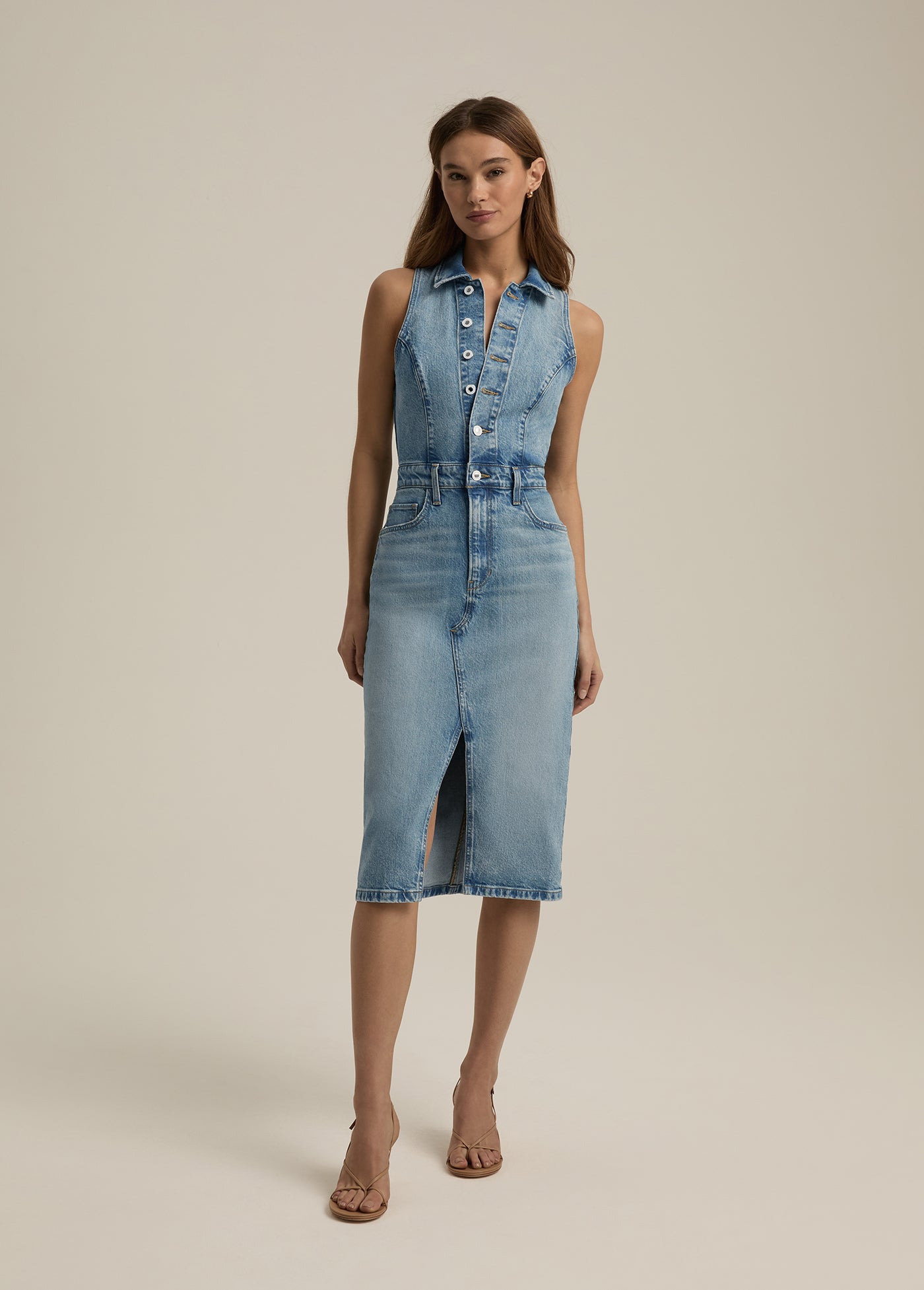 The Halter City Dress | Santa Barbara
