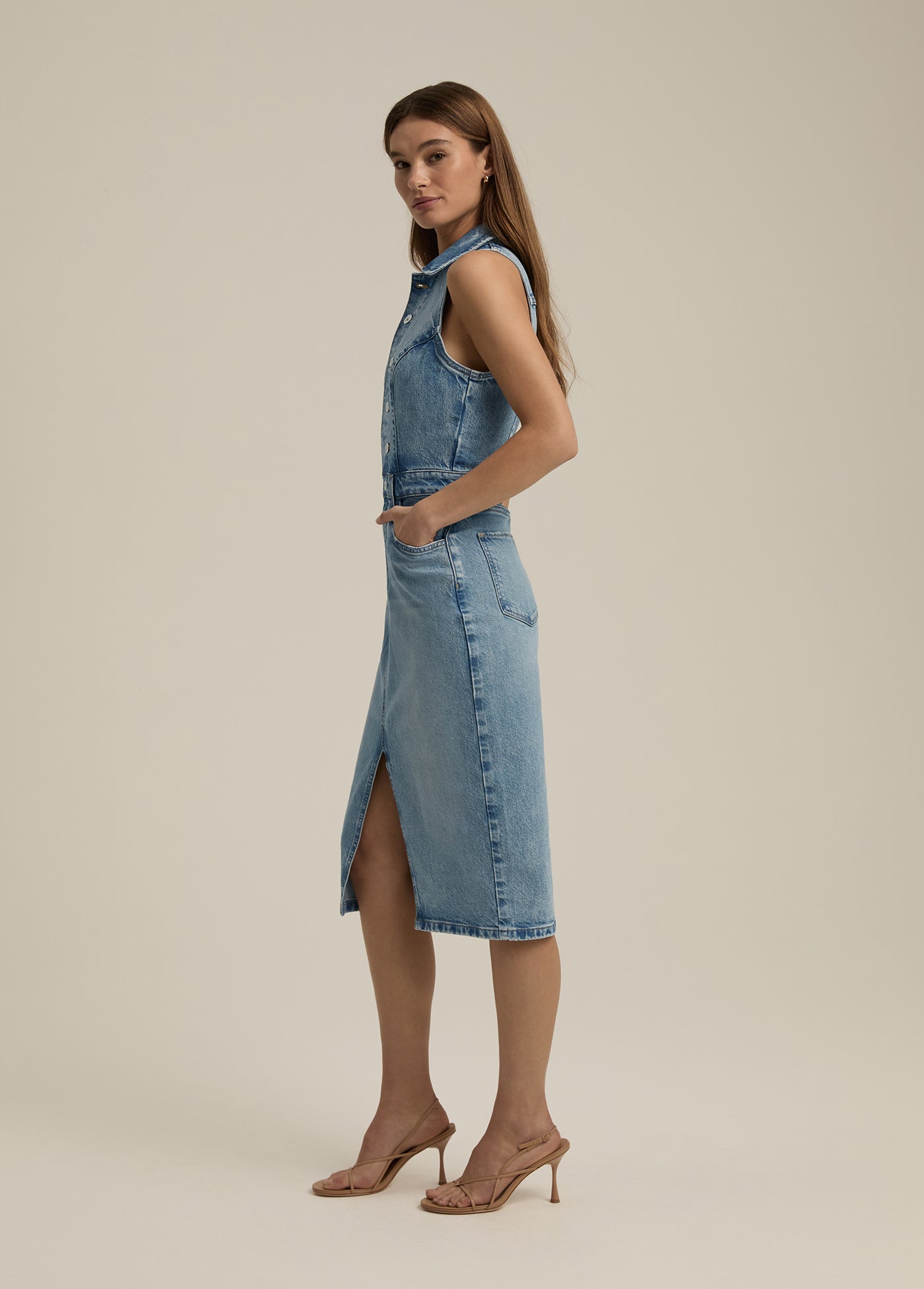The Halter City Dress | Santa Barbara
