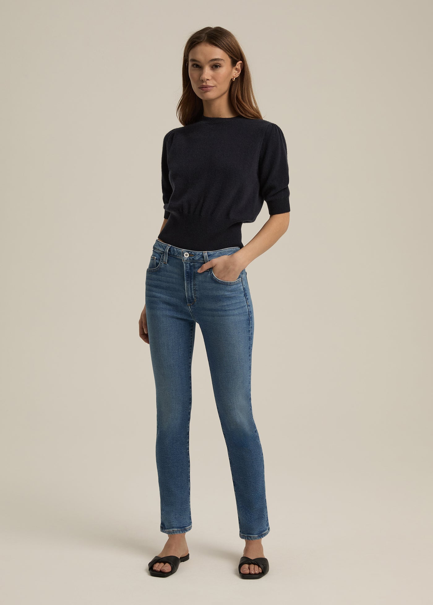 The Erin High Rise Slim Straight | Hyannis