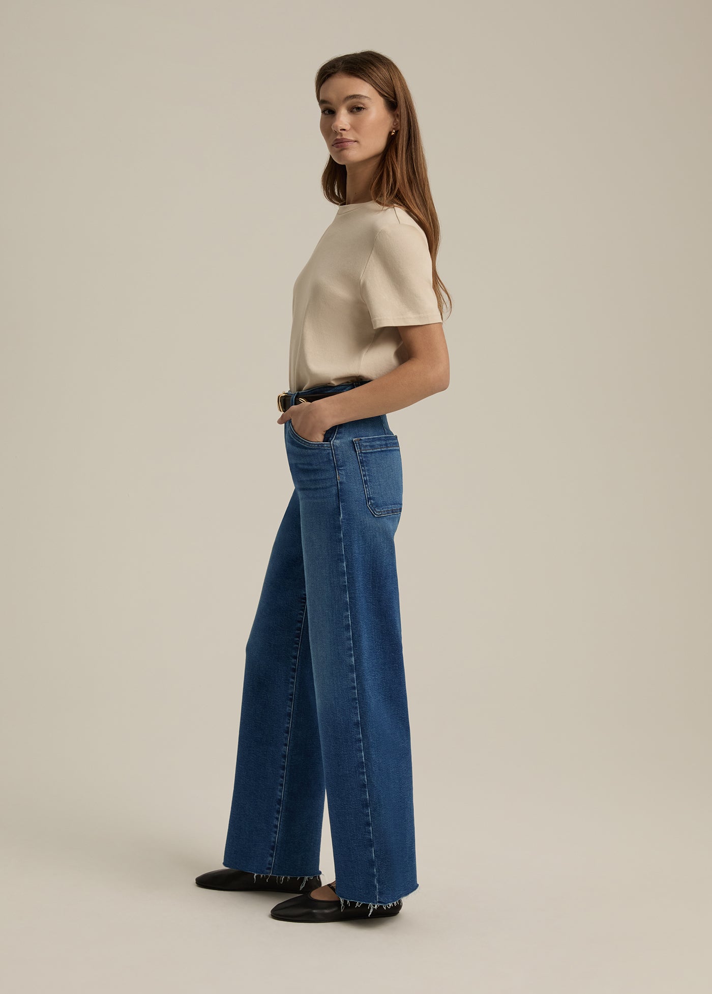 The Mischa Super High Rise Wide Leg Ankle | Madison
