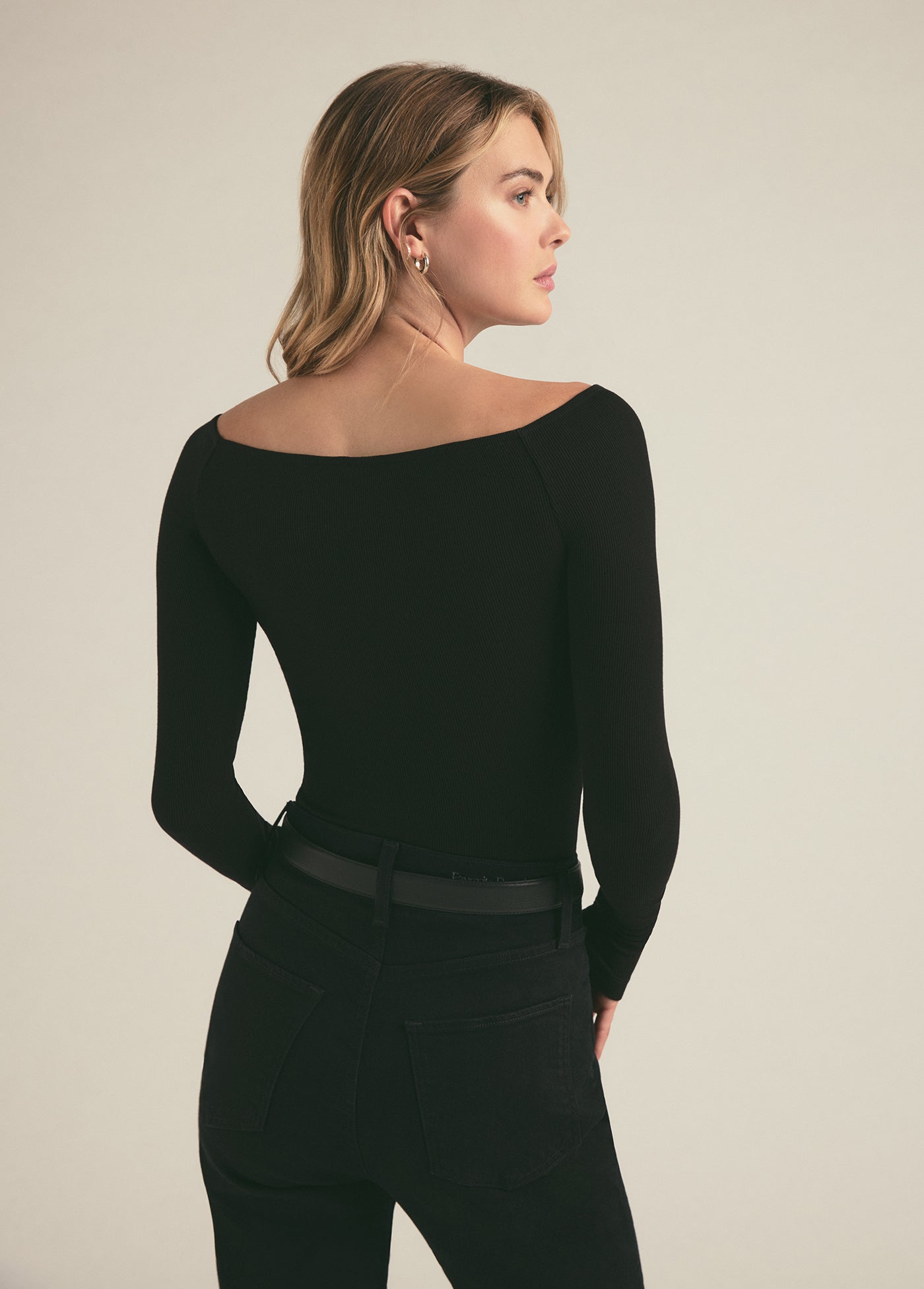 The Valentina Super High Rise Straight | Basalt