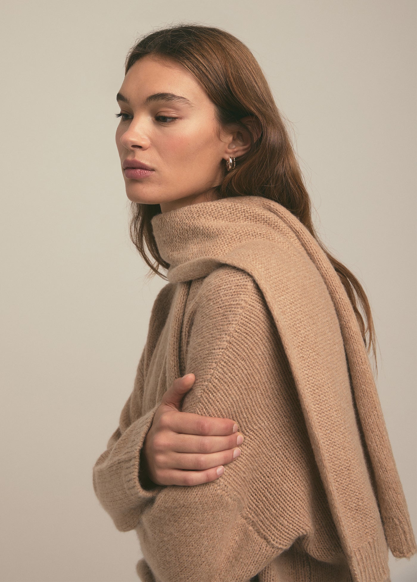 The Jamie Sweater | Almond