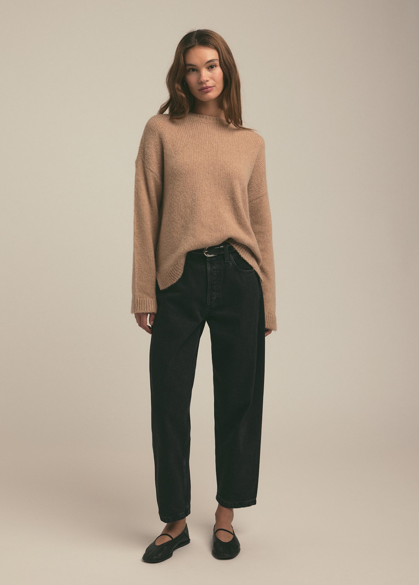 The Jamie Sweater | Almond