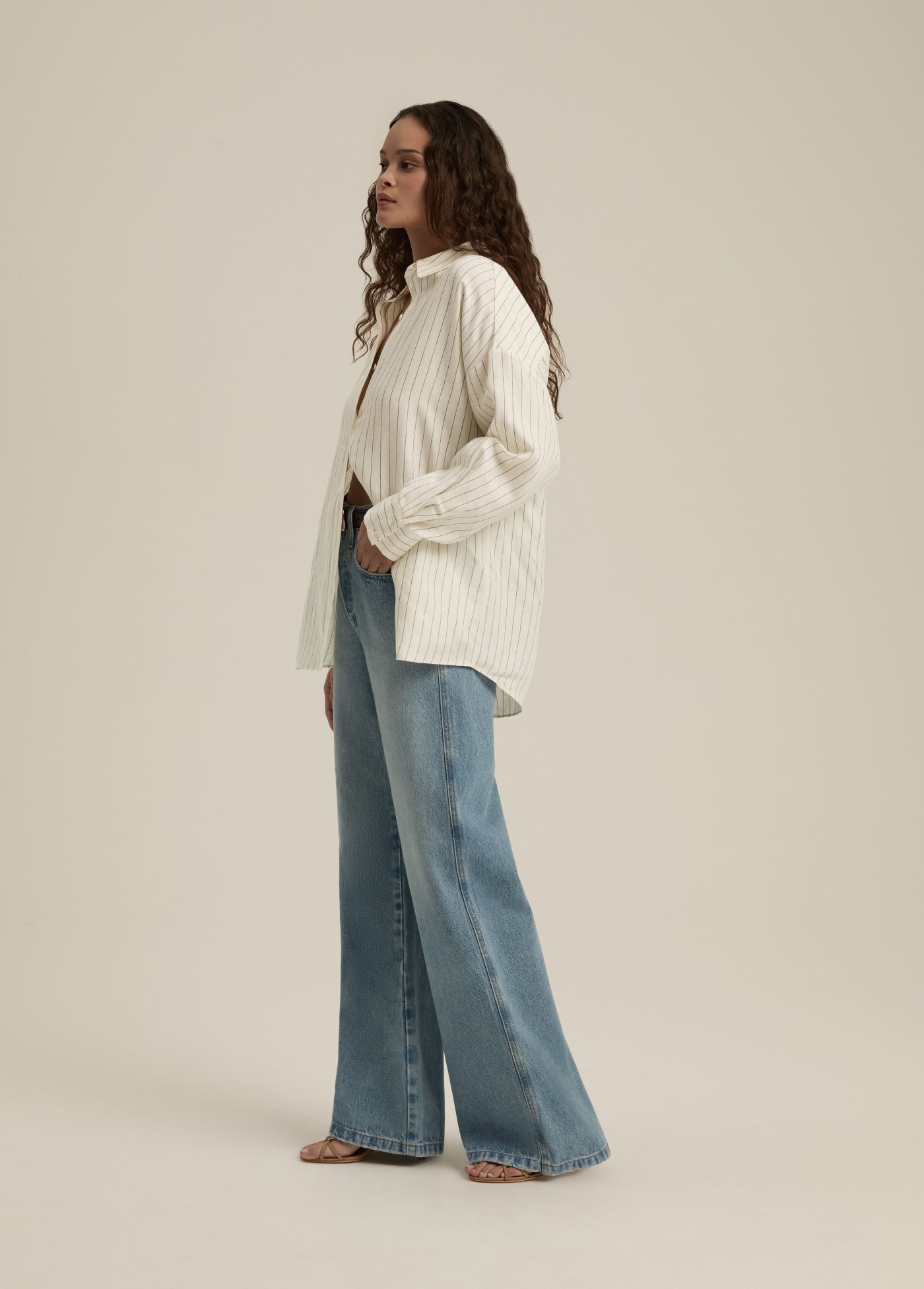 The Ex-Boyfriend Shirt | Emerald Stripe