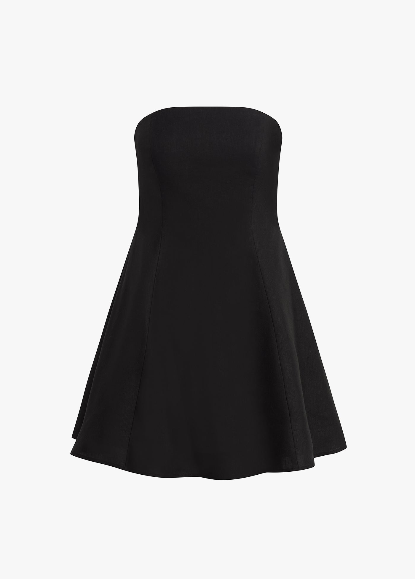 The Favorite Mini Linen Dress | Black