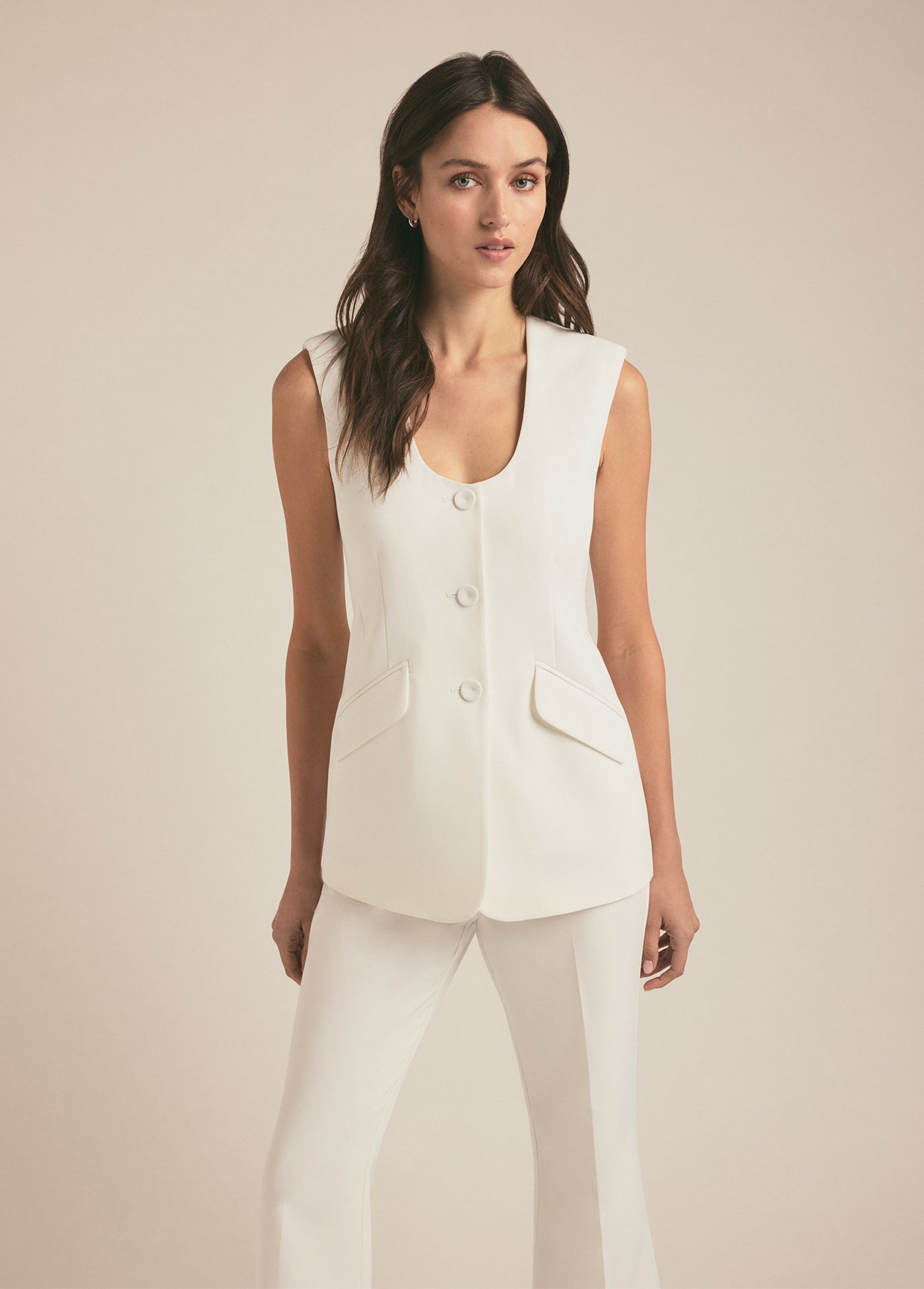 The Diana Vest | Ivory