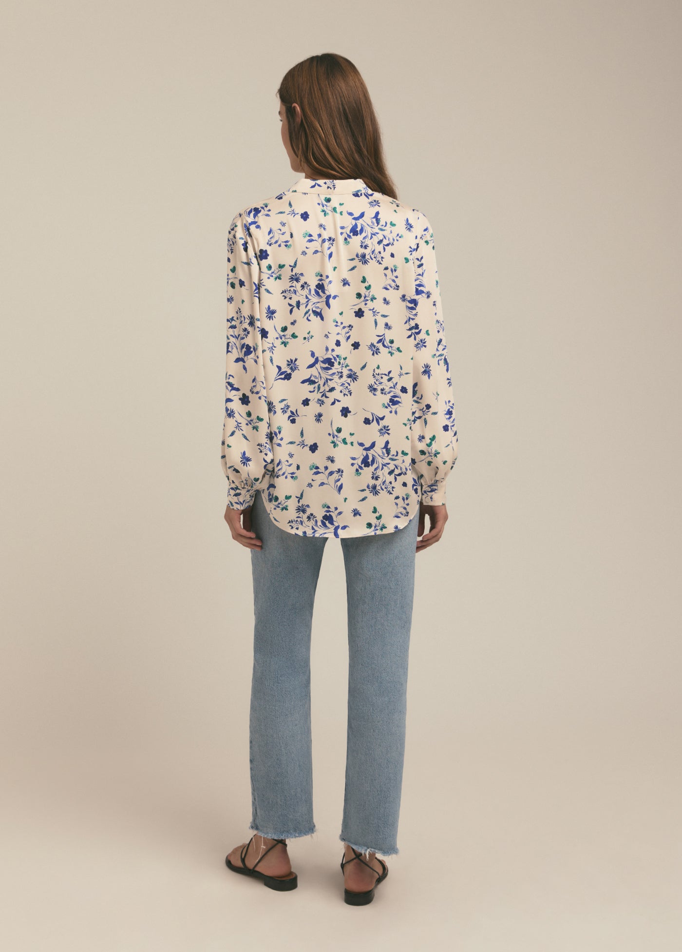 The Lauren Top | Pretty In Pink Floral