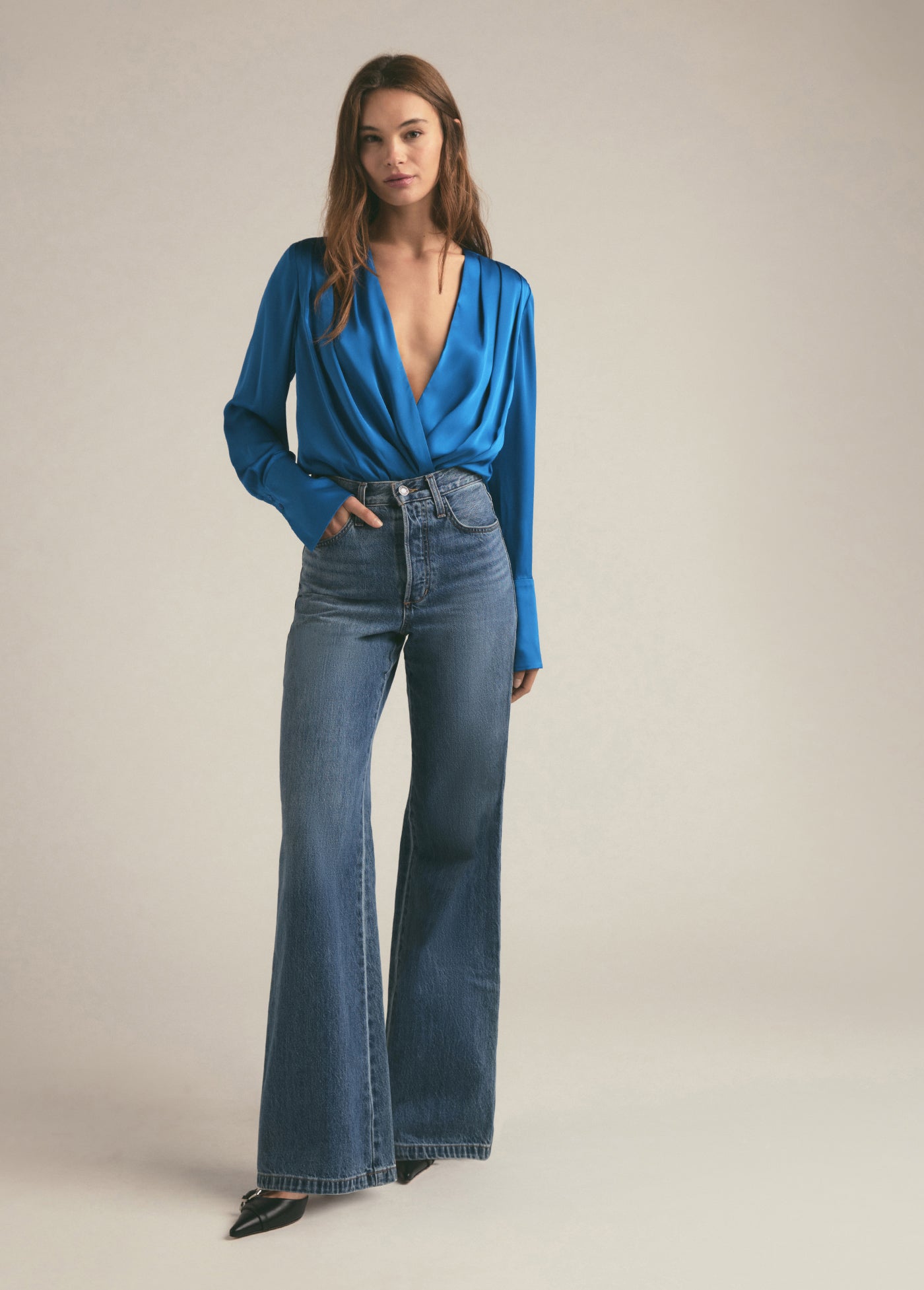 The Date Blouse | Sapphire