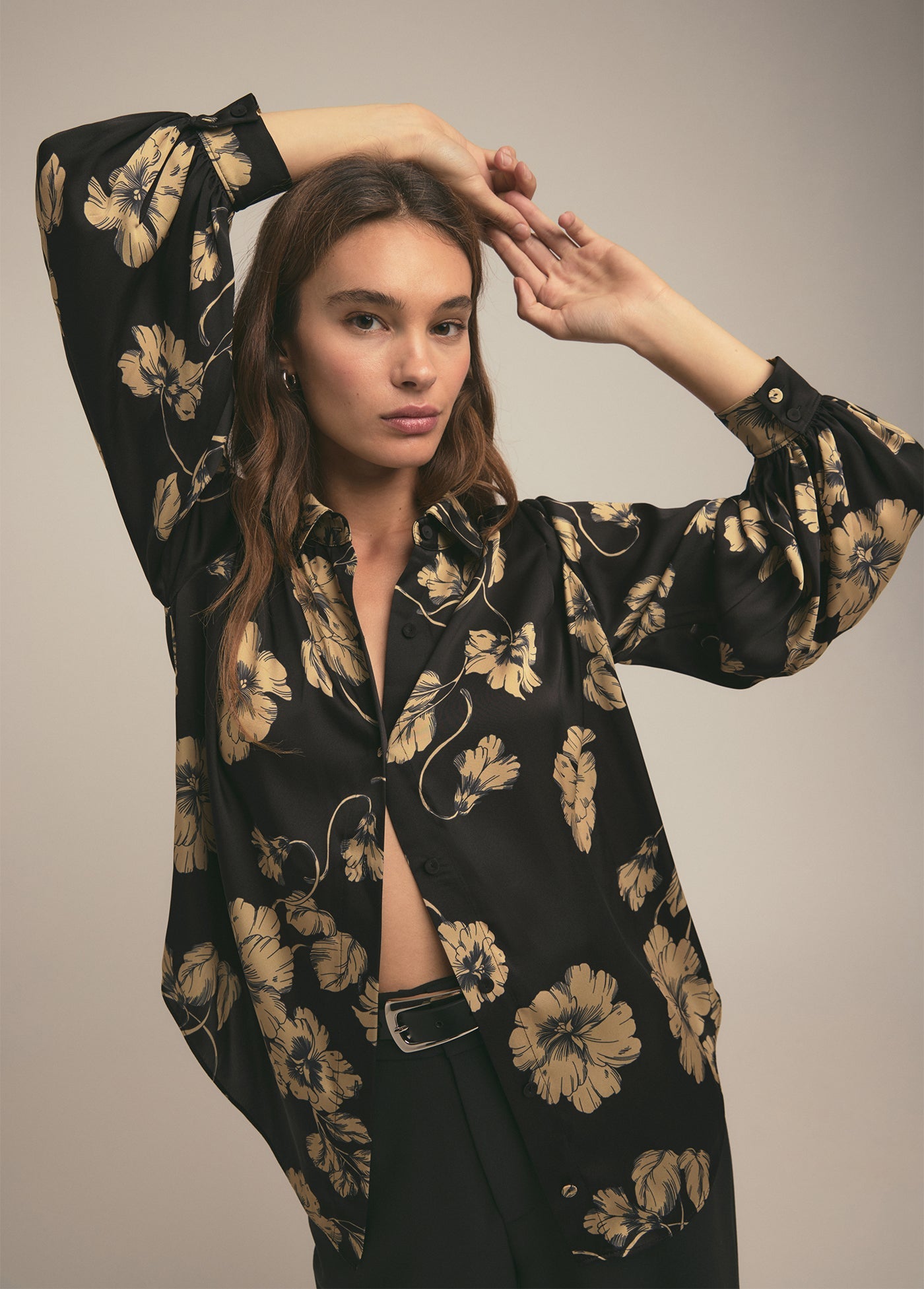 The Lanie Top | Noir Fleur