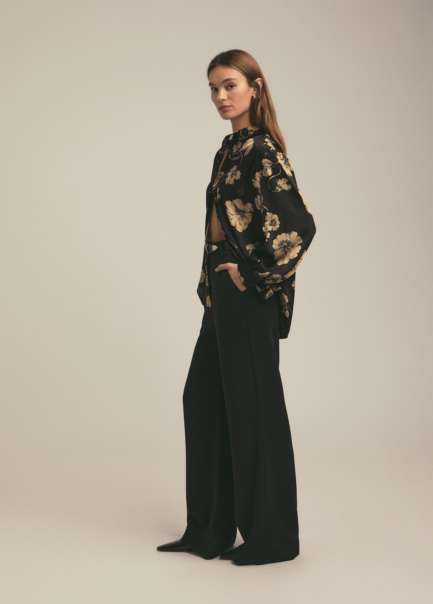 The Lanie Top | Noir Fleur