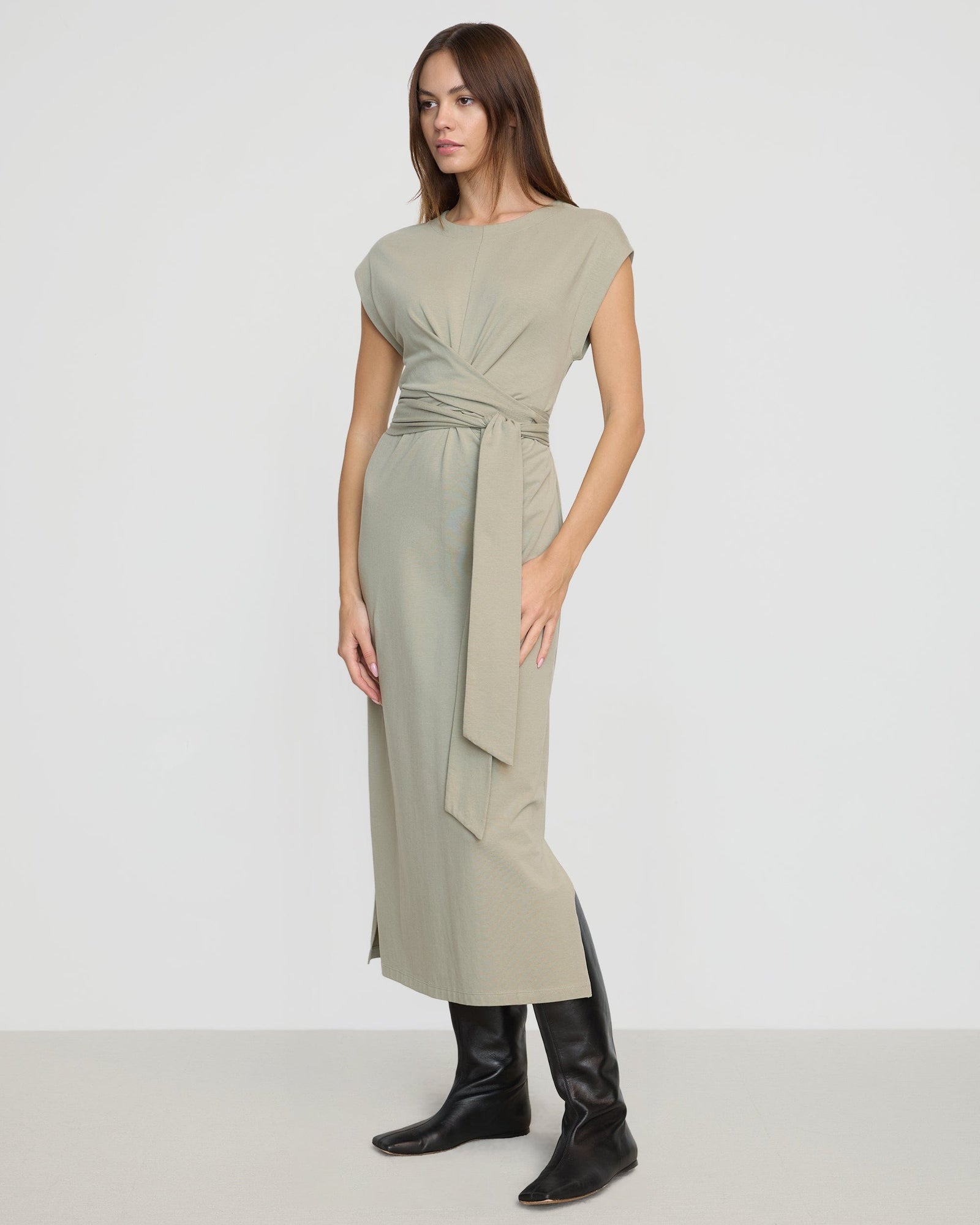Fei Tie-Front Organic Cotton Dress | thyme