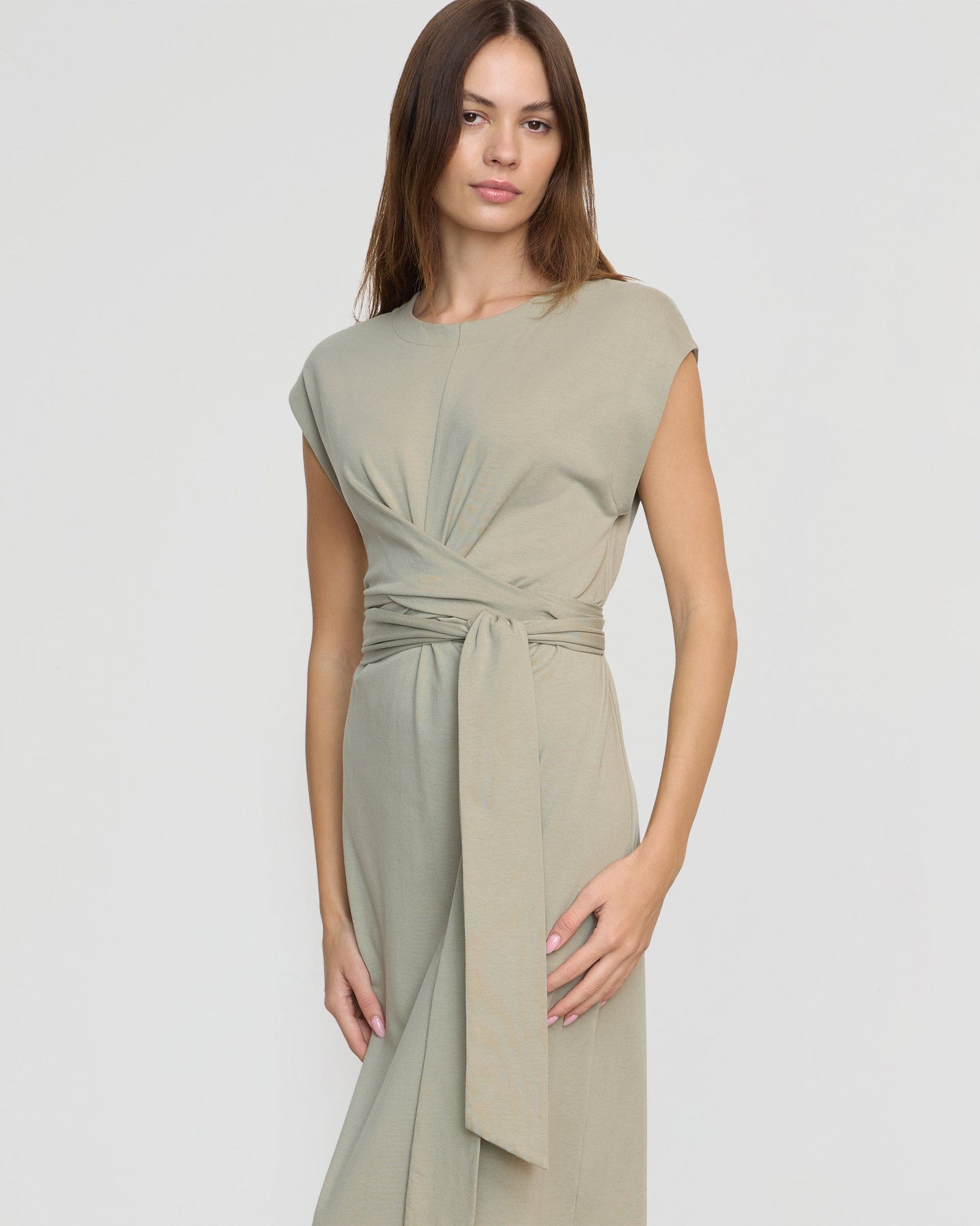 Fei Tie-Front Organic Cotton Dress | thyme