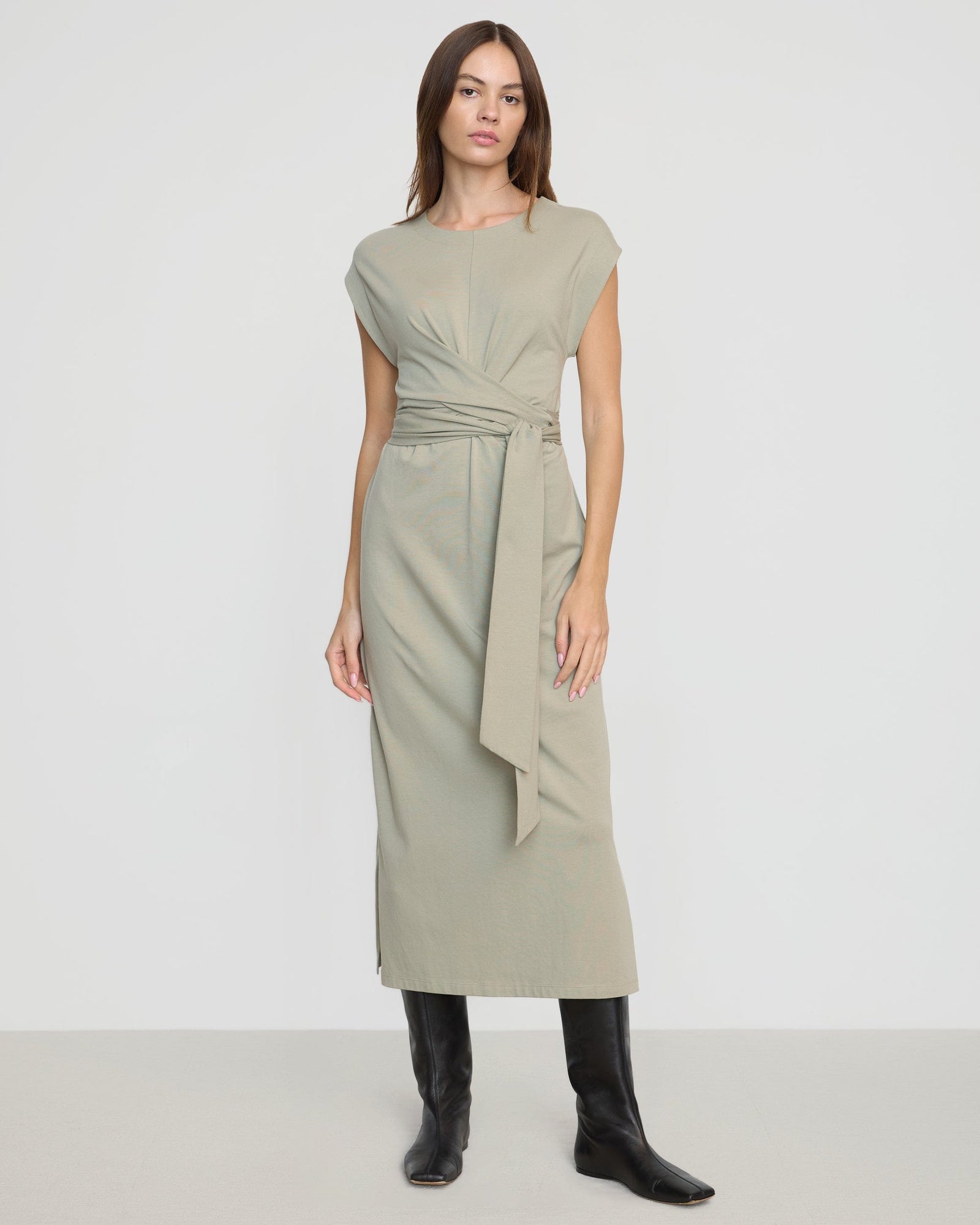 Fei Tie-Front Organic Cotton Dress | thyme
