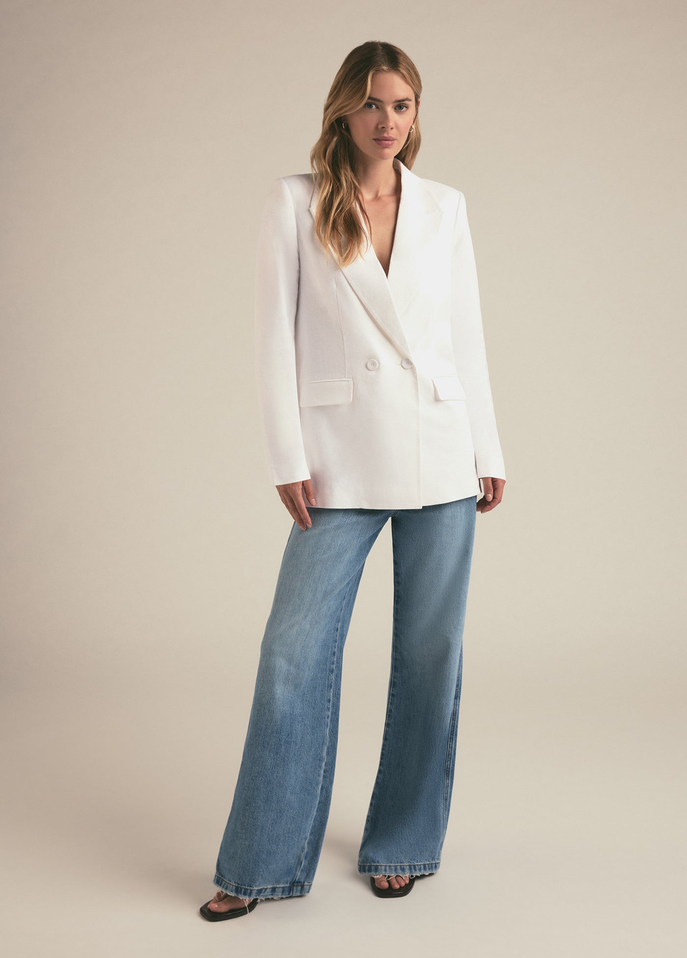 The Suits You Linen Blazer | White Linen
