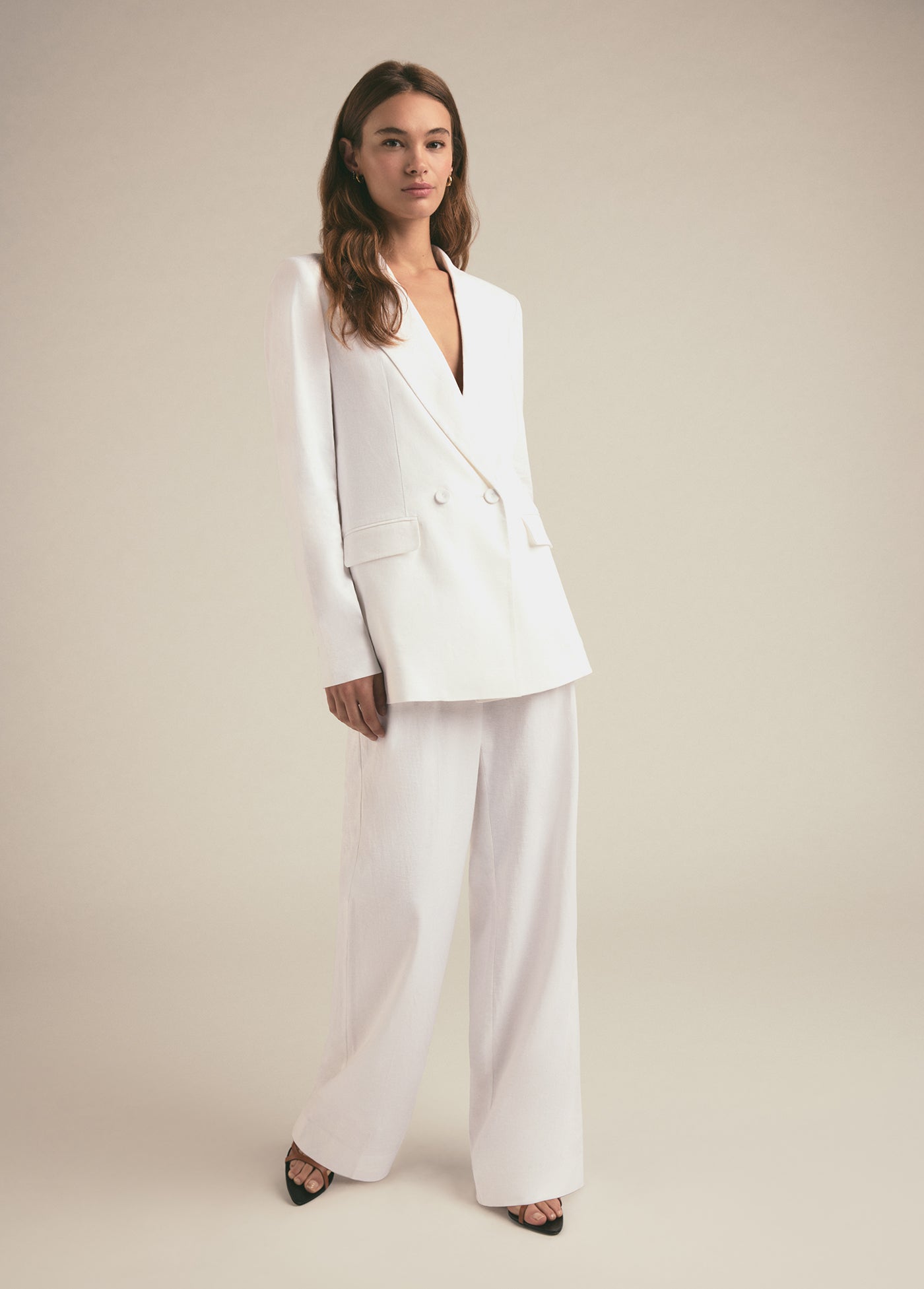 The Suits You Linen Blazer | White Linen