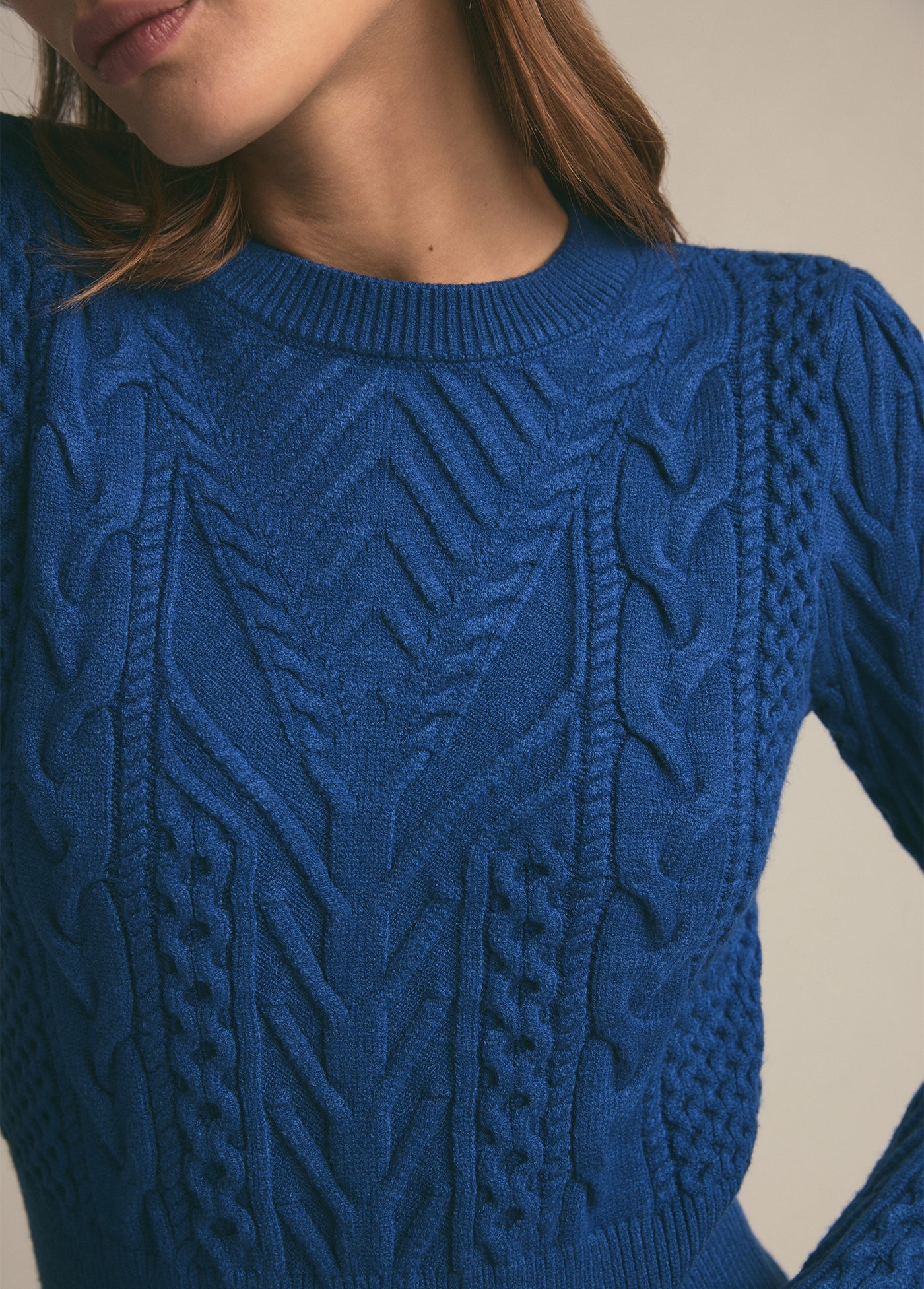 The Esther Crewneck Sweater | Sapphire